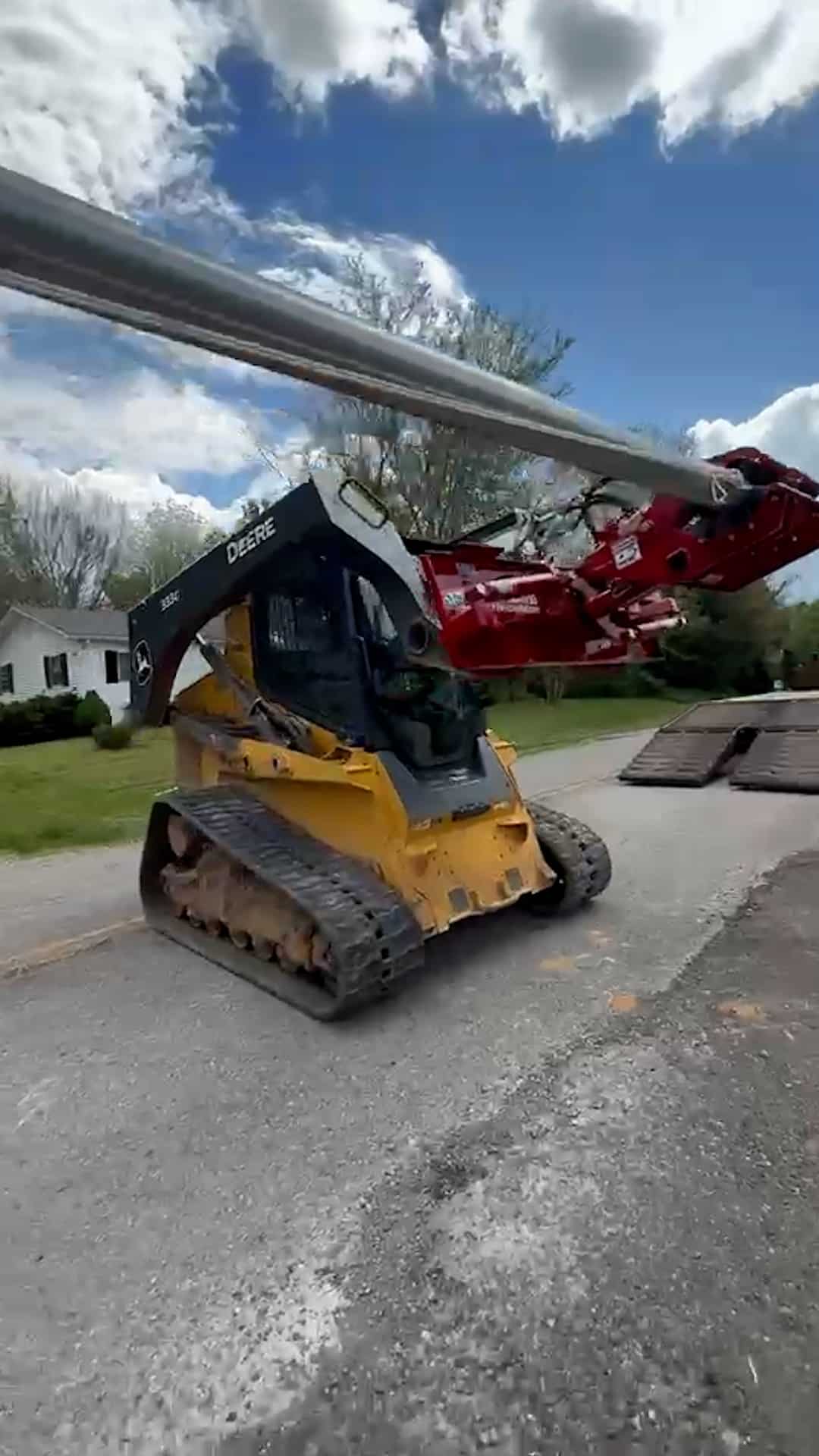 30-foot stainless steel flagpole installed and flying