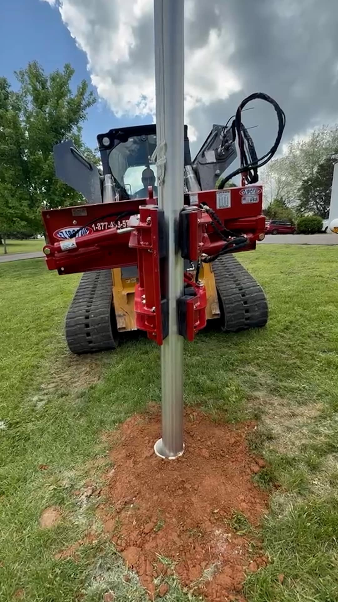 Professional flagpole installation by Metal Workz Kentucky